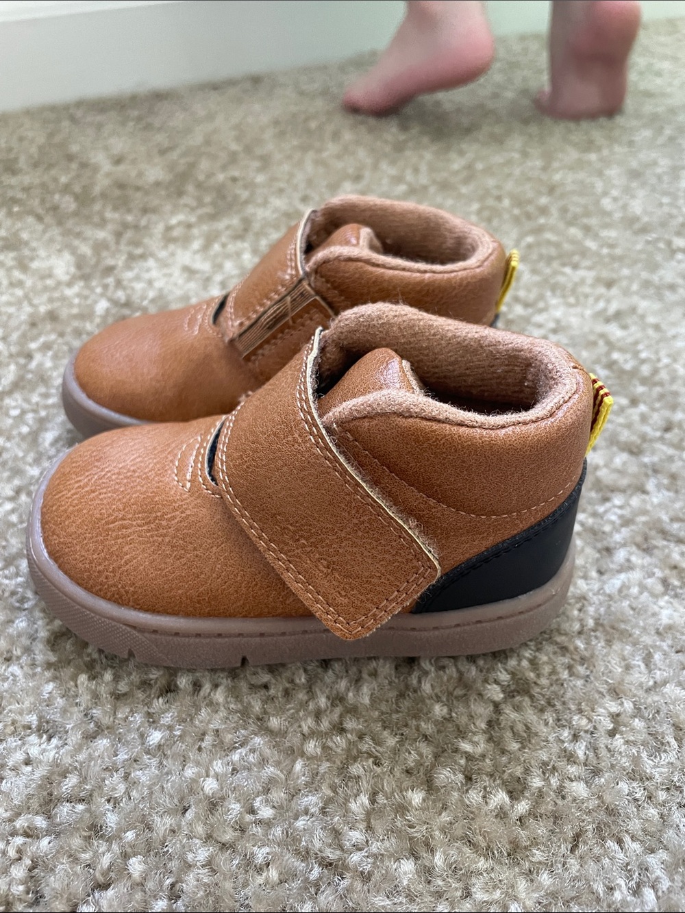 Carter’s Brown Velcro Booties